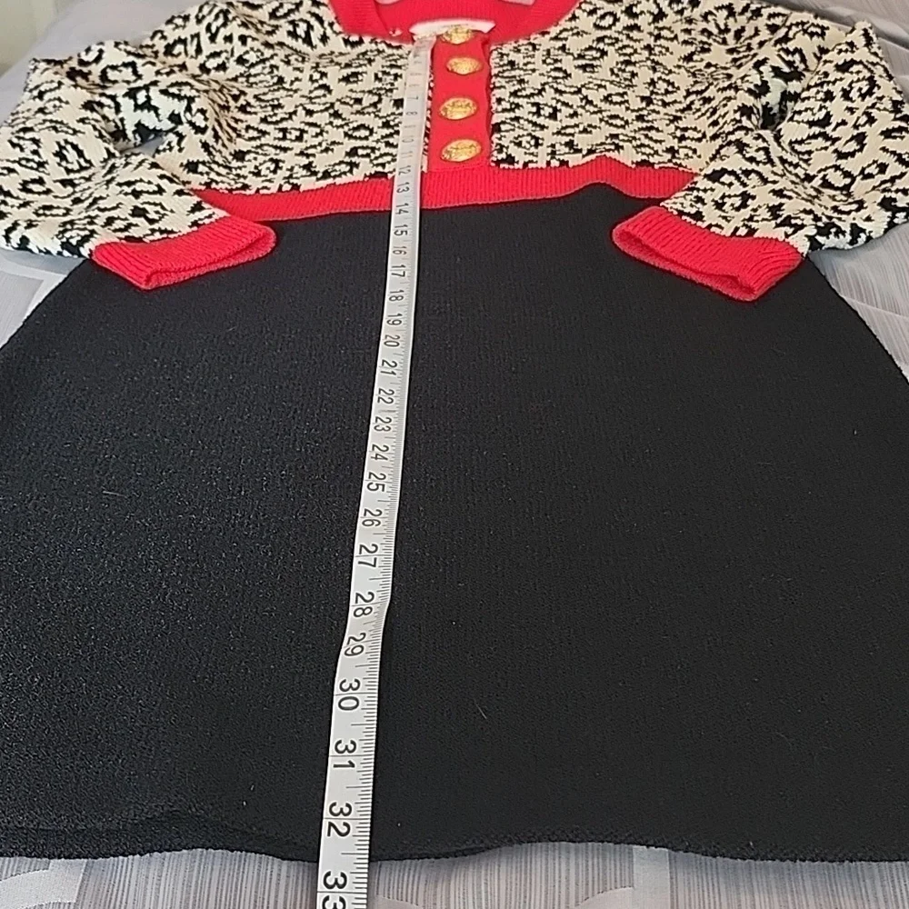 Vintage Steve Fabrikant Wool Knit Dress - Picture 5 of 11